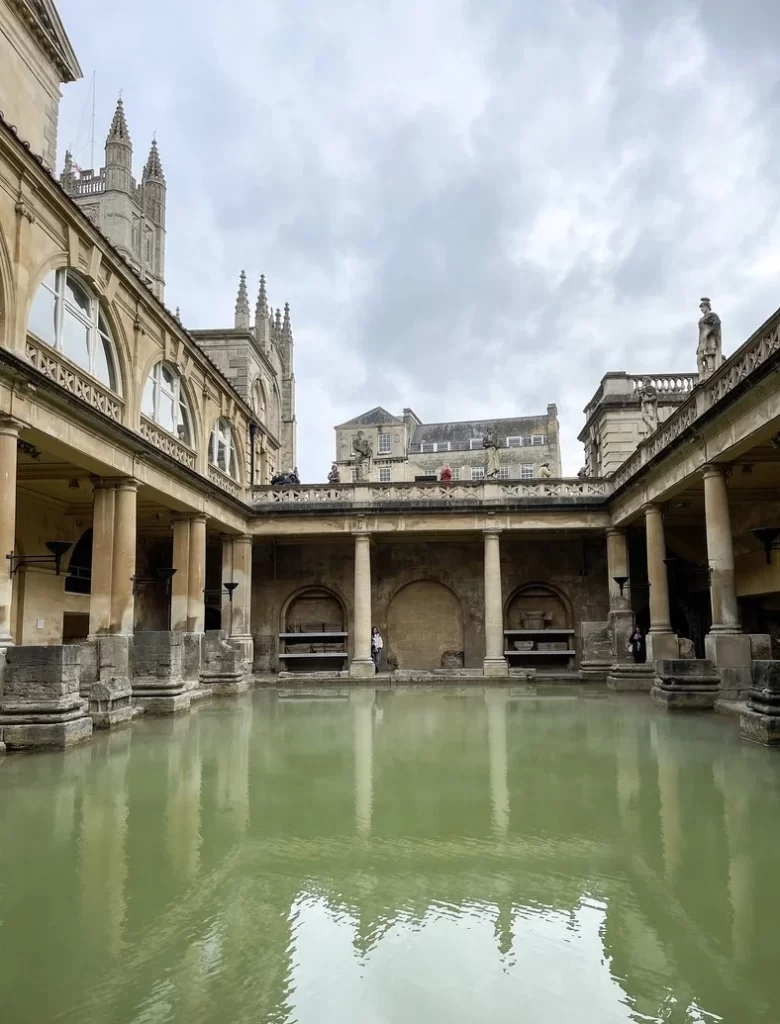 A view over the Roman Baths