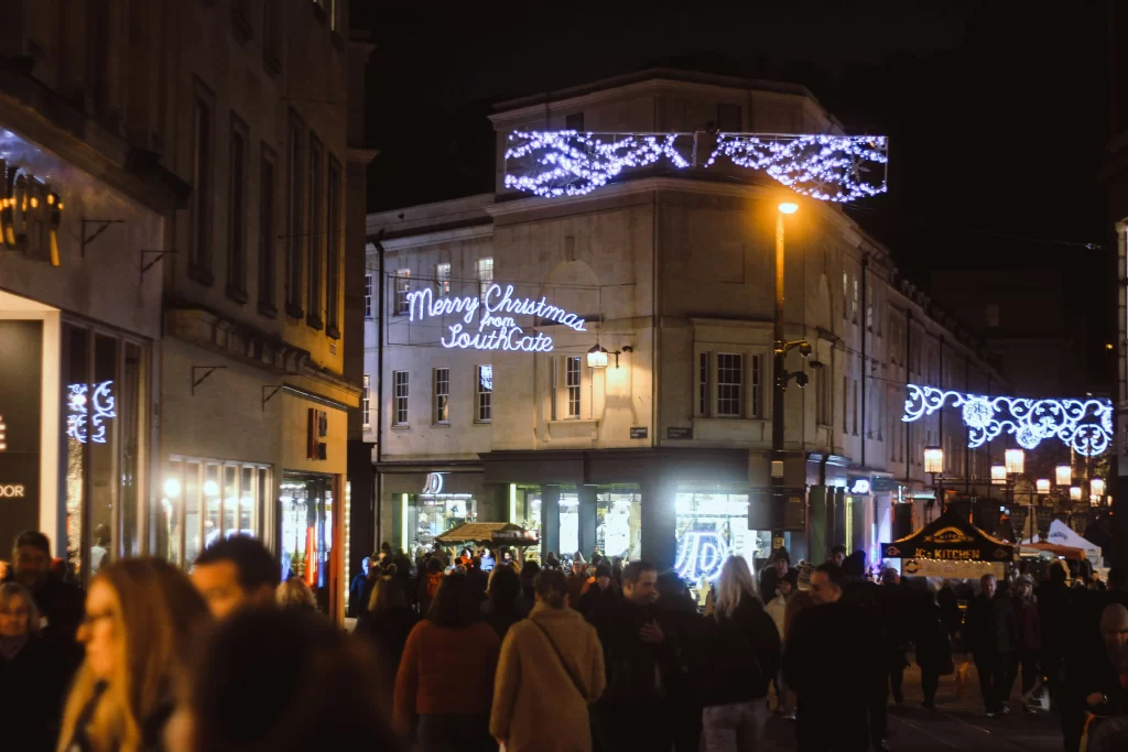 Bath Christmas lights